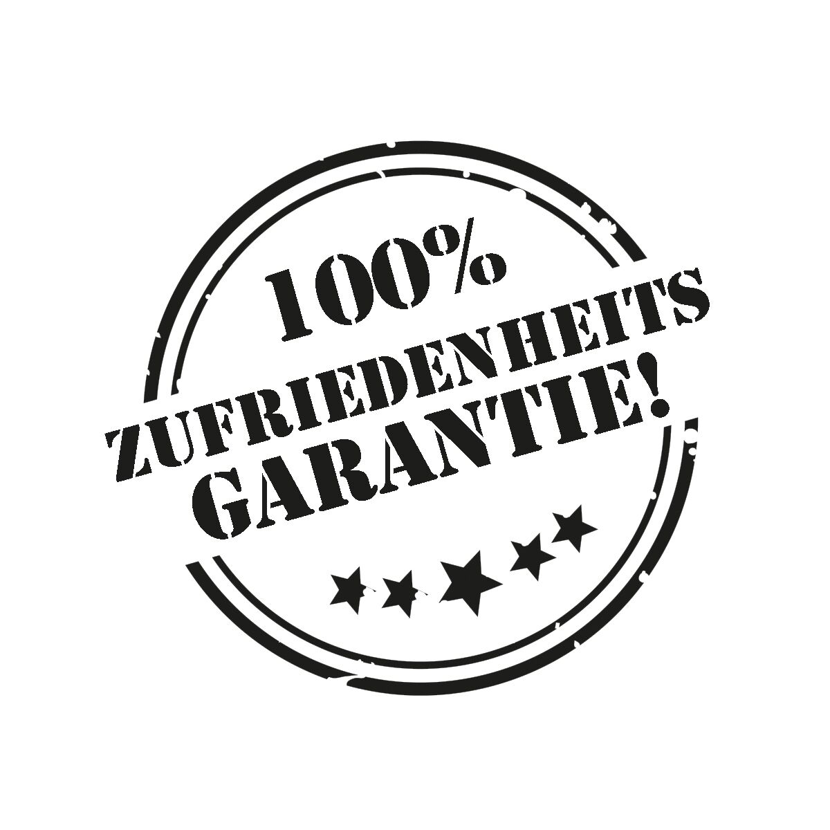 100% Zufriedenheits-Garantie